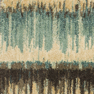 KAS Barcelona 4476 Sand/Teal Palma Area Rug Lifestyle Image