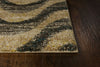 KAS Barcelona 4477 Grey/Sand Isla Area Rug Round Image Feature