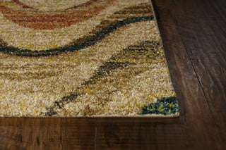 KAS Barcelona 4478 Sand Isla Area Rug Round Image Feature