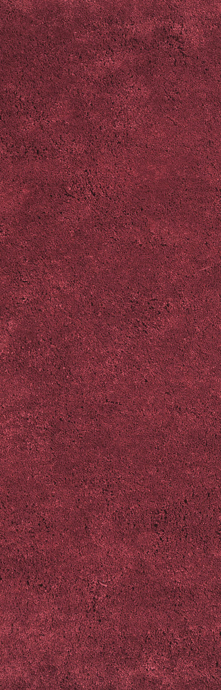 KAS Bliss 1564 Red Shag Area Rug Runner Image