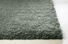 KAS Bliss 1565 Slate Shag Area Rug Corner Image