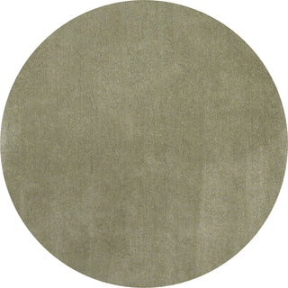 KAS Bliss 1568 Sage Shag Area Rug Round Image