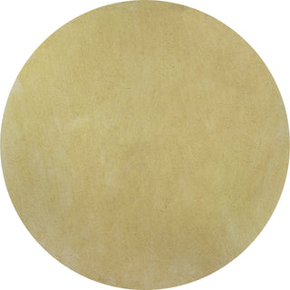 KAS Bliss 1574 Canary Yellow Shag Area Rug Round Image