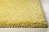 KAS Bliss 1574 Canary Yellow Shag Area Rug Corner Image