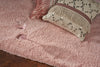 KAS Bliss 1575 Rose Pink Shag Area Rug Lifestyle Image Feature