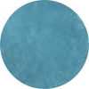 KAS Bliss 1577 Highlighter Blue Shag Area Rug Round Image