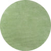 KAS Bliss 1578 Spearmint Green Shag Area Rug Round Image