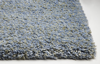 KAS Bliss 1582 Blue Heather Shag Area Rug Round Image