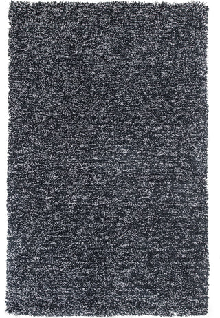 KAS Bliss 1583 Black Heather Shag Area Rug Main Image