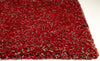 KAS Bliss 1584 Red Heather Shag Area Rug Corner Image
