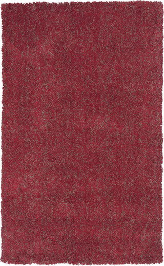 KAS Bliss 1584 Red Heather Shag Area Rug Main Image