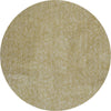 KAS Bliss 1586 Yellow Heather Shag Area Rug Round Image