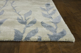 KAS Home 1004 Ivory Tranquility Area Rug by Bob Mackie Lifestyle Image Feature