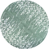 KAS Home 1005 Silver Tranquility Area Rug by Bob Mackie Round Image