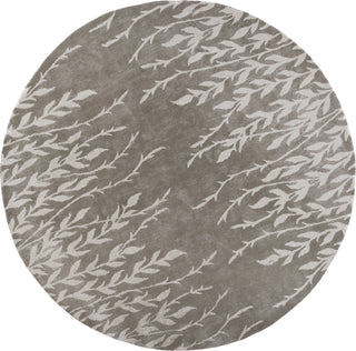 KAS Home 1006 Beige Tranquility Area Rug by Bob Mackie Round Image