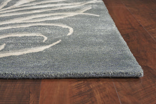 KAS Home 1009 Slate Grey Plume Area Rug by Bob Mackie Lifestyle Image