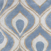 KAS Home 1019 Blue Eye Of The Peacock Area Rug by Bob Mackie Lifestyle Image