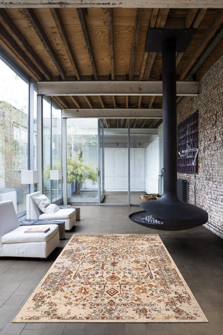 KAS Home Vintage 1309 Sand Marrakesh Area Rug by Bob Mackie Round Image