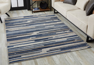 KAS Calla 6920 Blue Denni Area Rug Lifestyle Image Feature