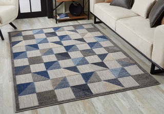 KAS Calla 6923 Blue Scope Area Rug Lifestyle Image Feature