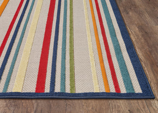 KAS Calla 6927 Ivory/Multi Stripes Area Rug