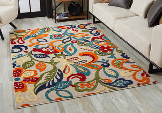 KAS Calla 6929 Ivory/Multi Leila Area Rug Lifestyle Image Feature