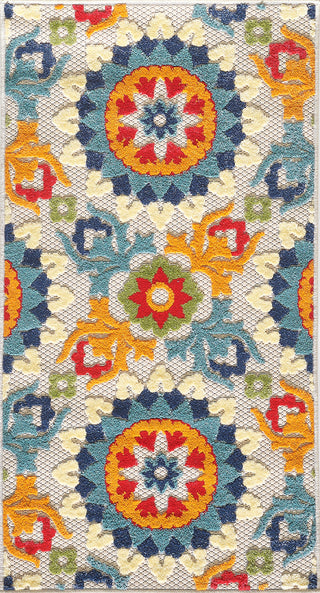 KAS Calla 6931 Ivory/Multi Manor Area Rug