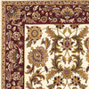 KAS Cambridge 7303 Ivory/Red Kashan Area Rug Corner Image