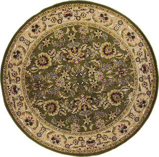 KAS Cambridge 7304 Green/Taupe Kashan Area Rug