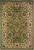KAS Cambridge 7304 Green/Taupe Kashan Area Rug Main Image
