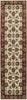 KAS Cambridge 7312 Ivory/Red Kashan Area Rug Runner Image