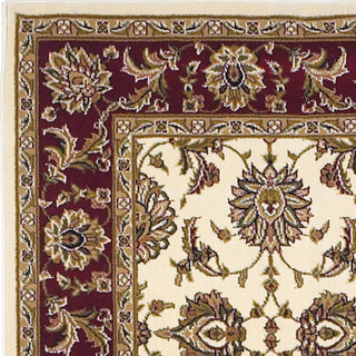 KAS Cambridge 7312 Ivory/Red Kashan Area Rug Lifestyle Image