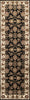 KAS Cambridge 7313 Black/Ivory Kashan Area Rug