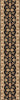 KAS Cambridge 7313 Black/Ivory Kashan Area Rug