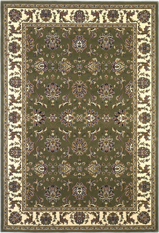 KAS Cambridge 7314 Green/Ivory Kashan Area Rug Main Image