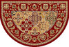 KAS Cambridge 7325 Red Kashan Panel Area Rug