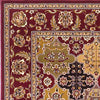 KAS Cambridge 7325 Red Kashan Panel Area Rug Lifestyle Image Feature