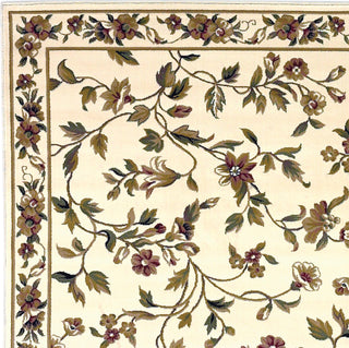 KAS Cambridge 7331 Ivory Floral Vine Area Rug