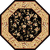 KAS Cambridge 7336 Black/Beige Floral Delight Area Rug