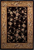 KAS Cambridge 7336 Black/Beige Floral Delight Area Rug Main Image
