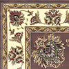 KAS Cambridge 7341 Plum/Ivory Floral Mahal Area Rug Lifestyle Image