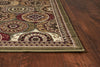 KAS Cambridge 7345 Multi Mosaic Panel Area Rug Round Image Feature