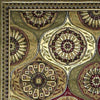 KAS Cambridge 7345 Multi Mosaic Panel Area Rug Corner Image