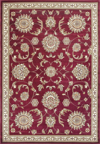 KAS Cambridge 7355 Red Allover Mahal Area Rug Main Image