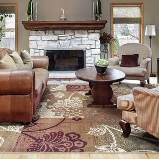 KAS Cambridge 7359 Multicolor Delaney Area Rug Lifestyle Image