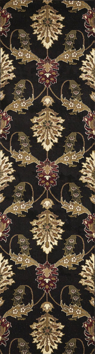 KAS Cambridge 7366 Black Palazzo Area Rug Round Image