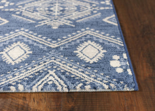 KAS Carmen 7602 Denim Journey Area Rug Round Image Feature