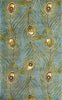 KAS Catalina 0739 Blue Peacock Feathers Area Rug Main Image