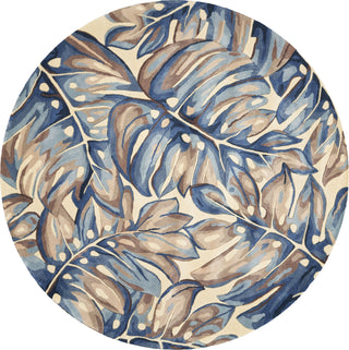 KAS Catalina 751 Blue Palms Area Rug Runner Image