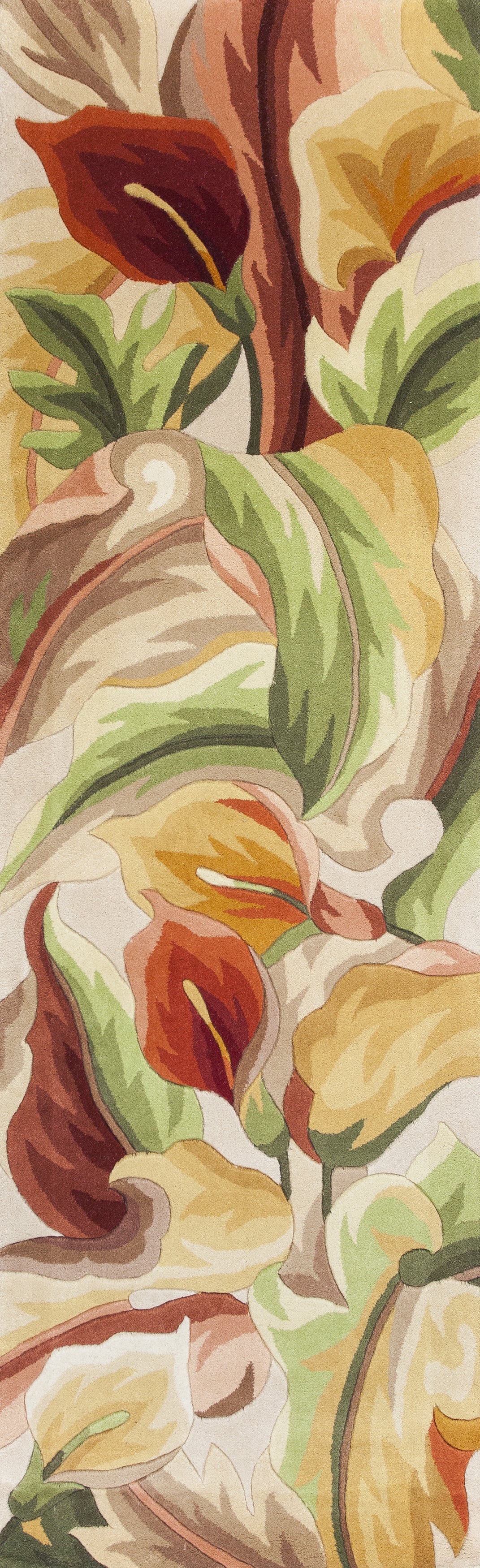 Calla Rugs KAS Catalina 0758 Ivory Calla Lilies Area Rug – Incredible Rugs and Decor